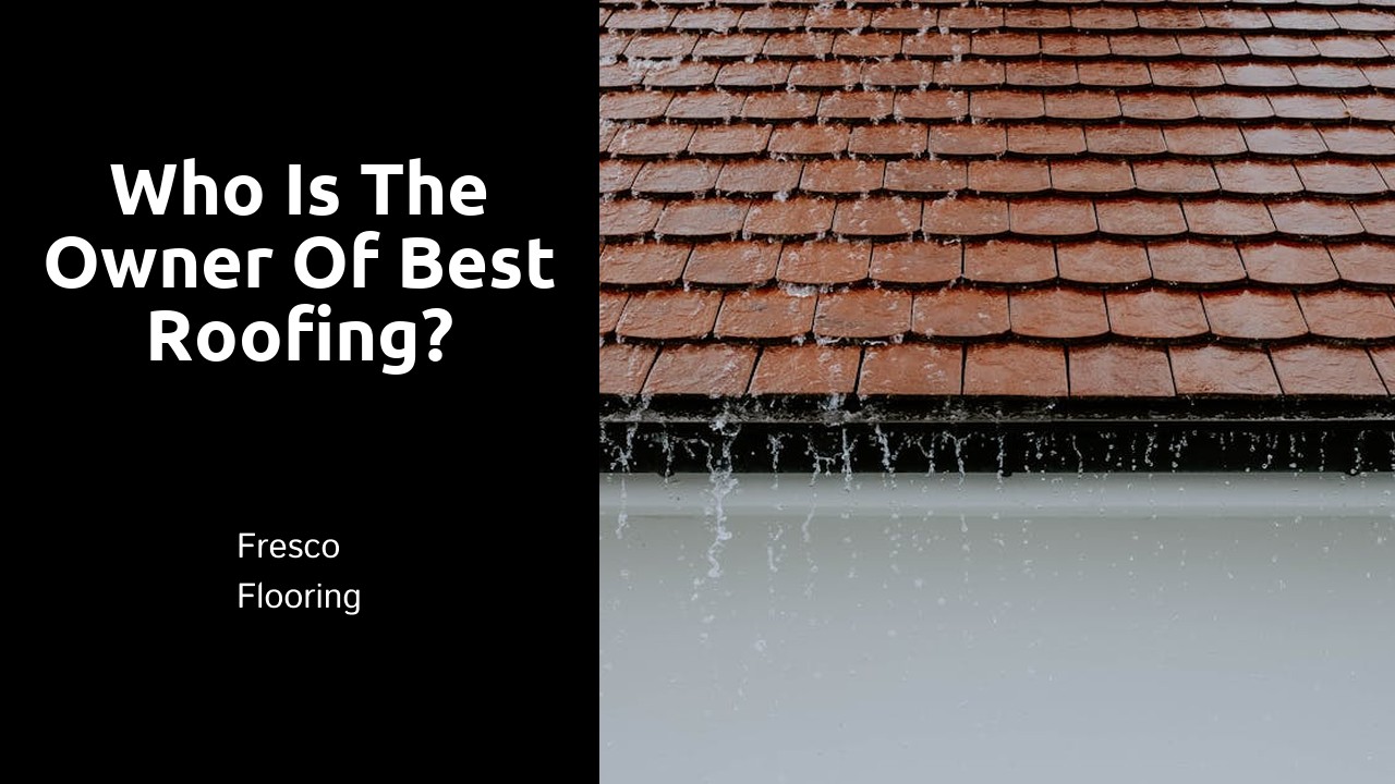 Who is the owner of best roofing?